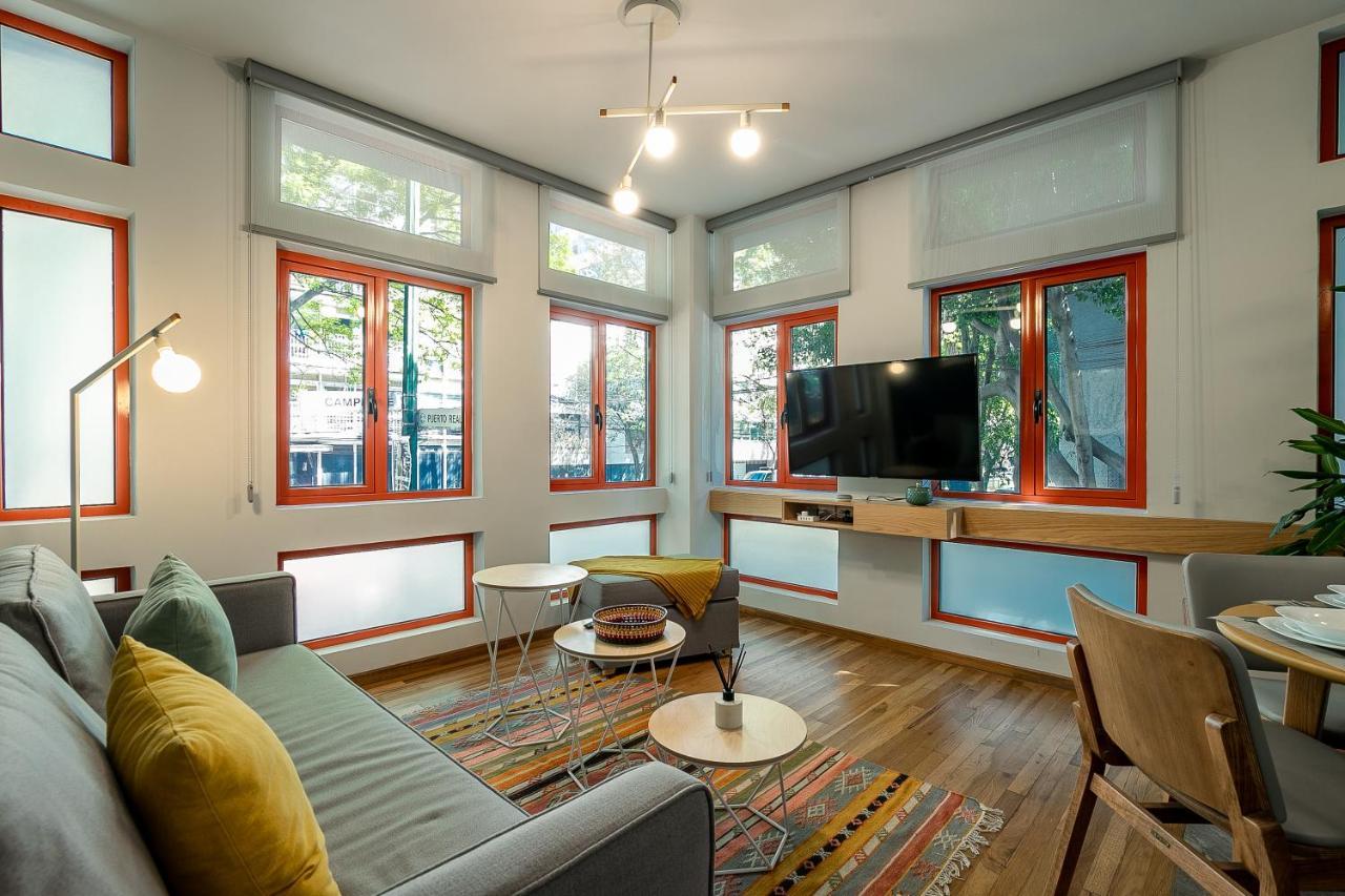 Beautiful New, Modern Condo In La Condesa! Мехико Экстерьер фото