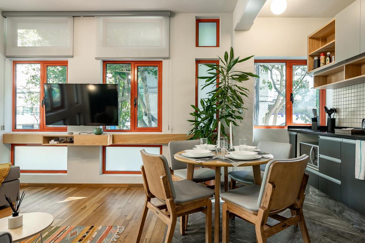 Beautiful New, Modern Condo In La Condesa! Мехико Экстерьер фото